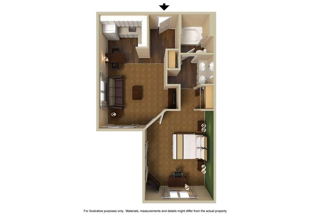 Extended Stay America Suites - Memphis - Wolfchase Galleria Pokój zdjęcie